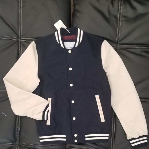 jack and jones baseball jacket
